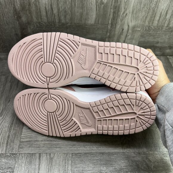 Nike Dunk Low Youth 7y/Women's 8.5 Pink Glaze Shoes DQ6485-600 - Picture 7 of 8